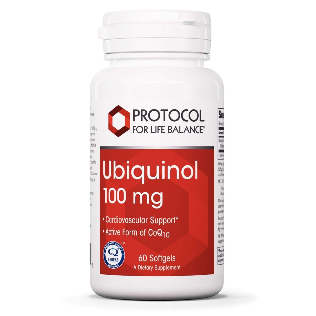 Protocol For Life Balance Ubiquinol 100 Mg 60 Softgels - P3142