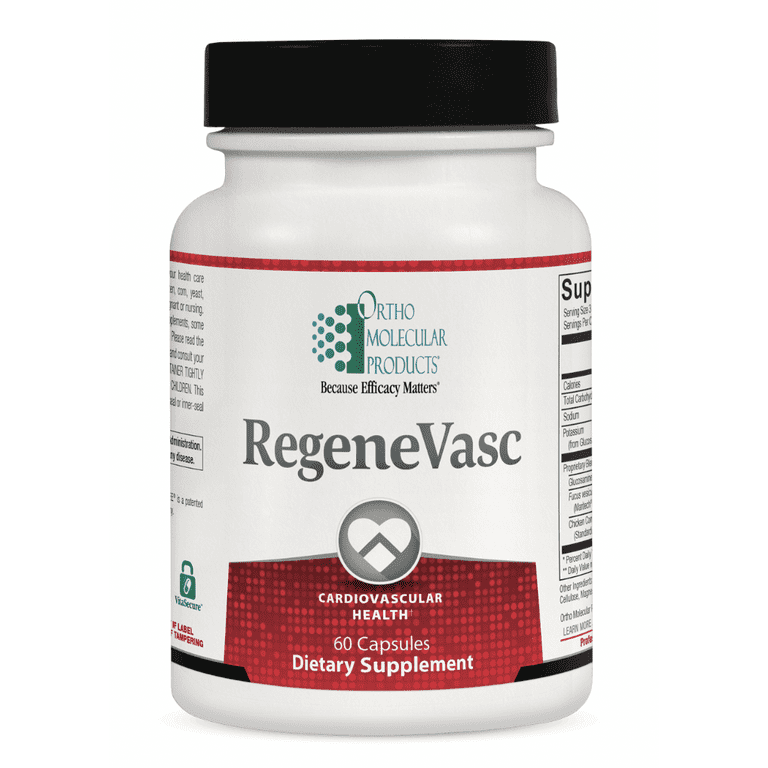 RegeneVasc Ortho Molecular Products 60 Capsules