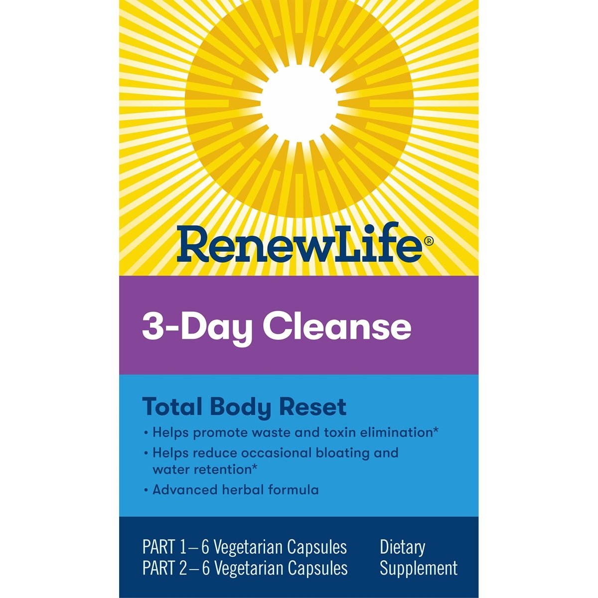 Renew Life Adult Cleanse Total Body Reset - 3-Day, 2-Part Program