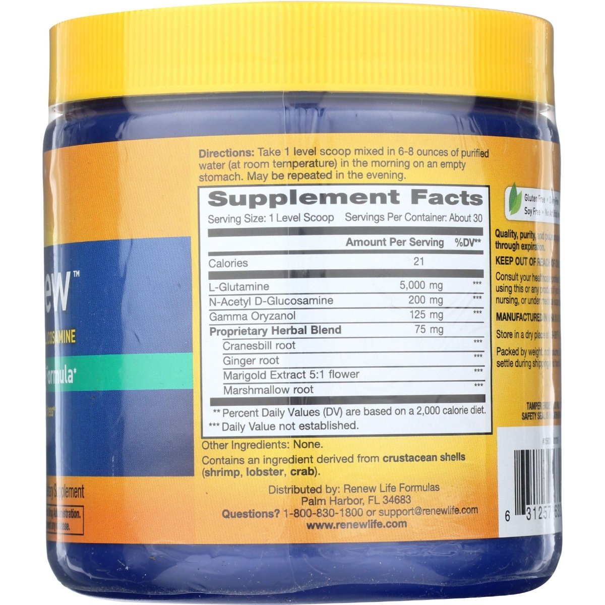 Renew Life Adult Digestive Enzymes - Intestinal Lining Support, Fortify Bowel & Digestion - 5.7 Oz