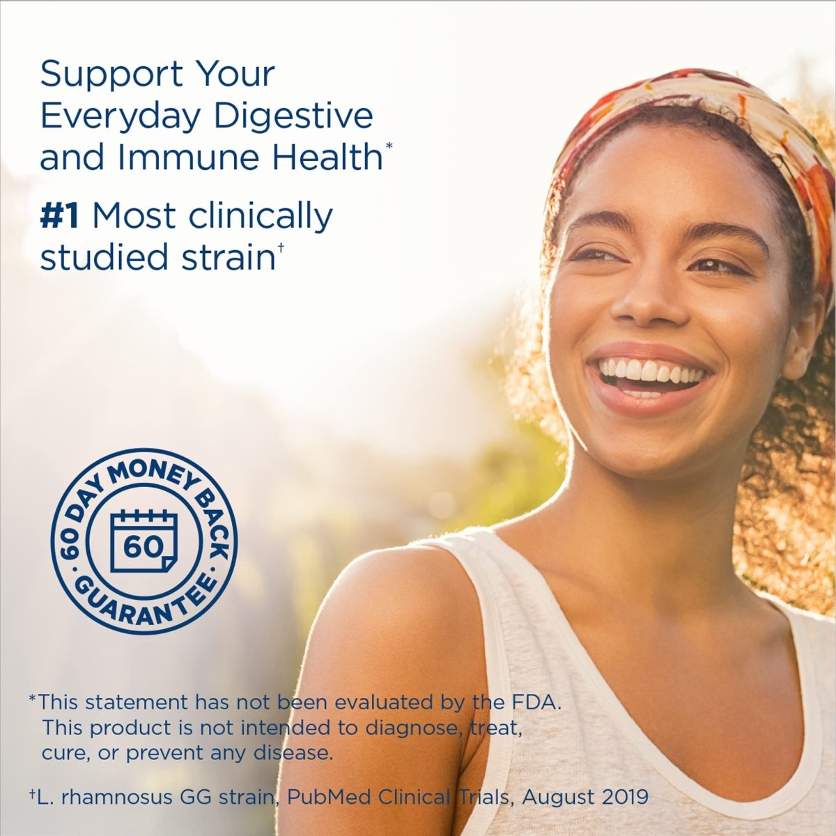 Renew Life Adult Probiotics, 15 Billion CFU Guaranteed, Everyday Probiotic Supplement for Digestive & Immune Health, Shelf Stable, Gluten Dairy & Soy Free, 60 Capsules