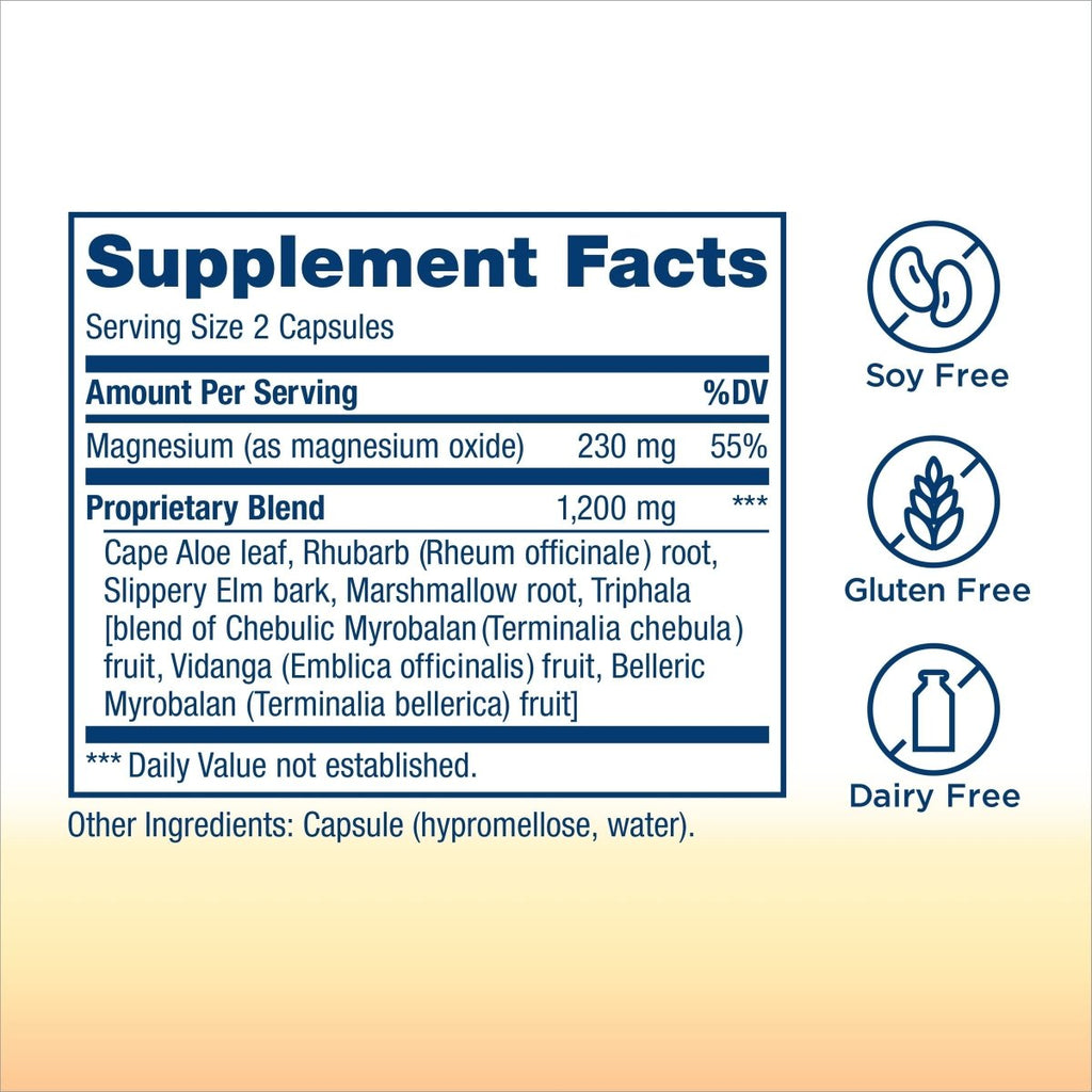 Renew Life Detox Cleanse More - Relieve Bloating and Restore Regularity - Overnight Constipation Relief - Soy, Dairy & Gluten Free - 100 Capsules