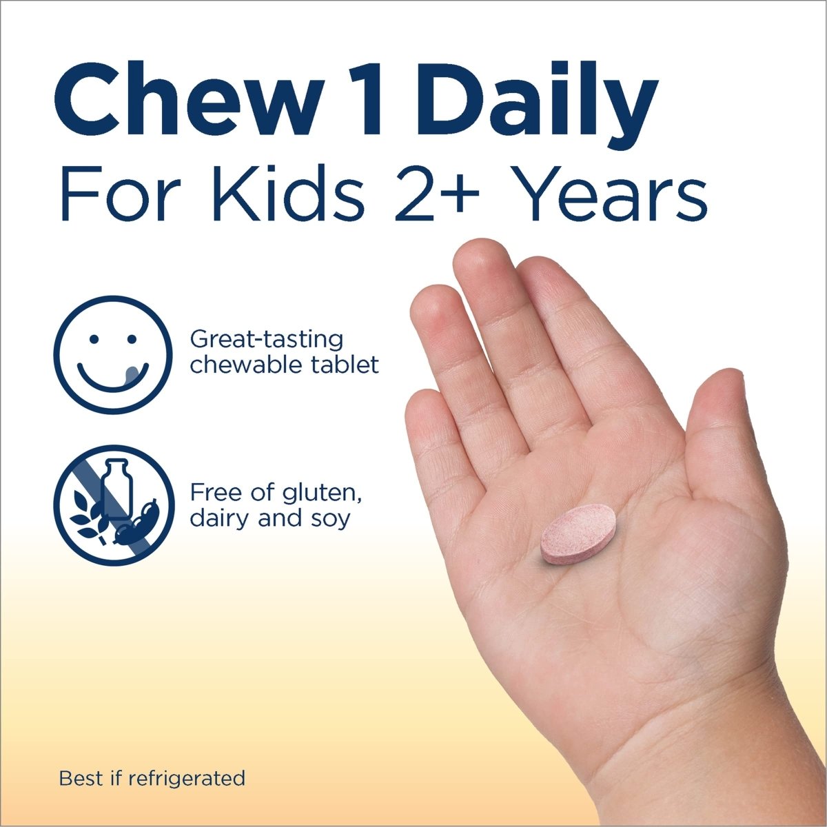 Renew Life Kids Probiotic Gummies, Supports Digestive & Immune Health, Soy, Dairy & Gluten Free, Berry, 60 Chewable Tablets