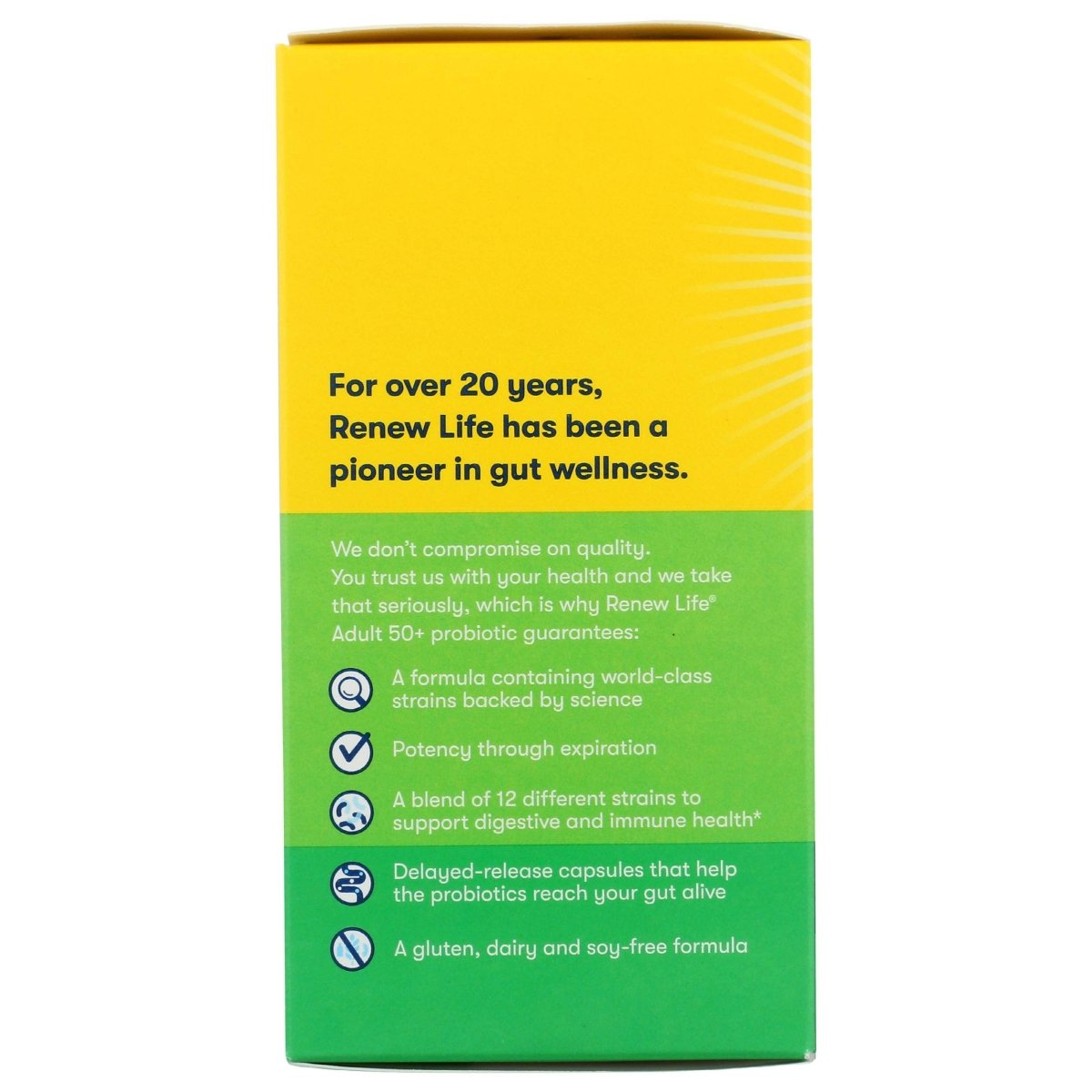 RENEW LIFE Ultimate Flora Adult 50+ Probiotic 30 Billion, 60 CT