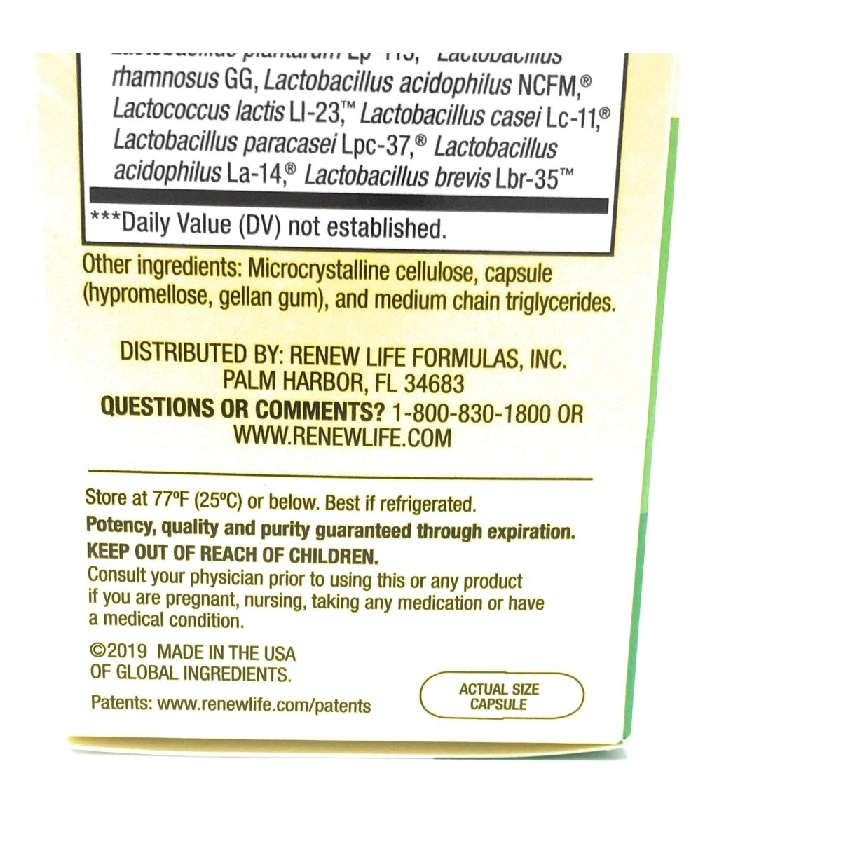 RENEW LIFE Ultimate Flora Adult 50+ Probiotic 30 Billion, 60 CT