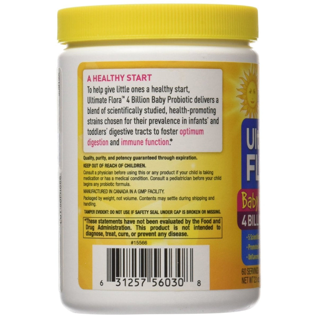 Renew Life Ultimate Flora Baby Probiotic (Formerly FloraBaby), 2.1 Ounce