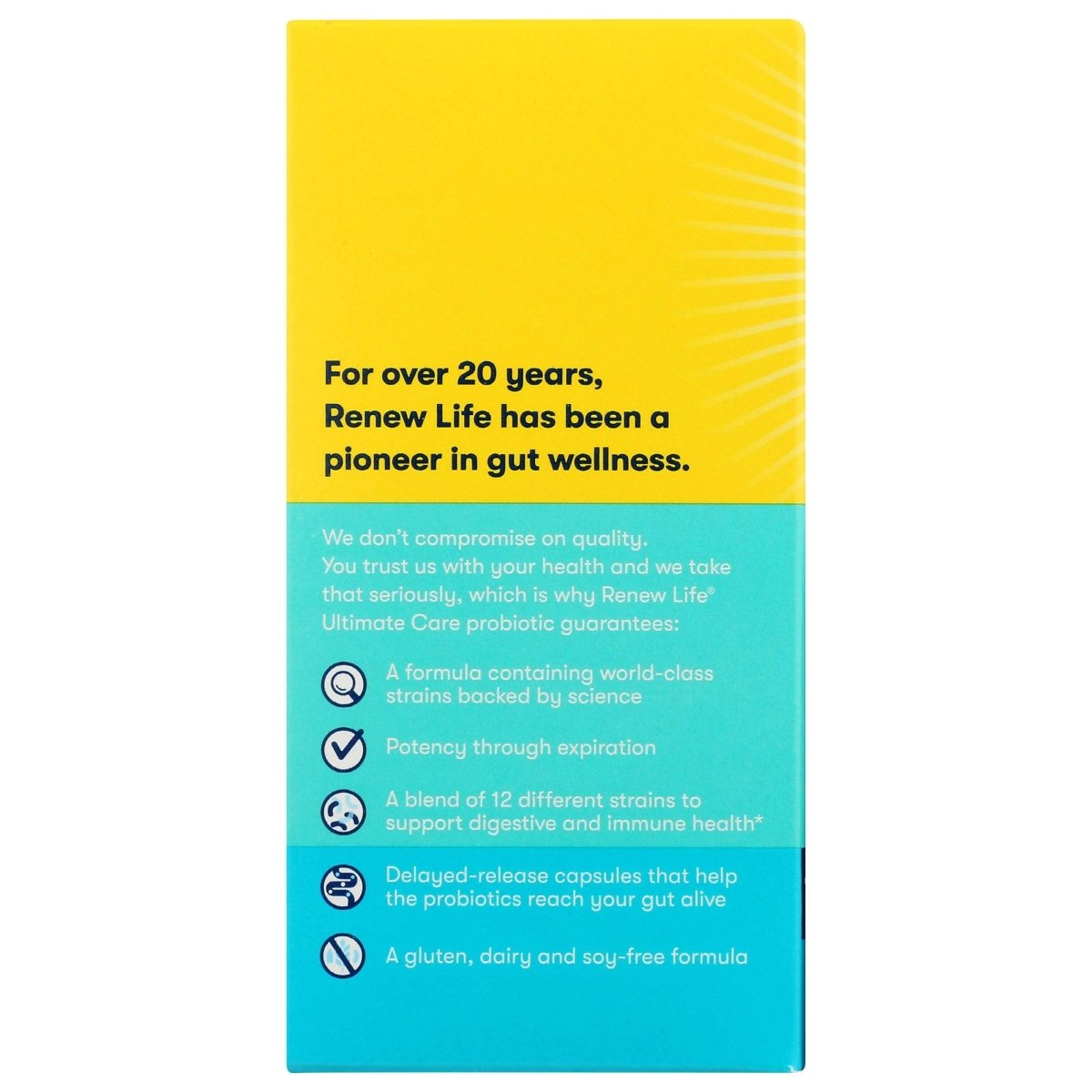 Renew Life, Ultimate Flora Care Probiotic 100 Billion, 30 Count