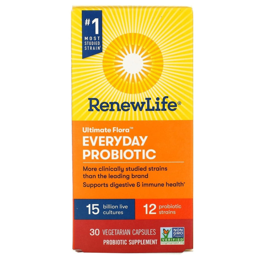 RENEW LIFE Ultimate Flora Everyday Probiotic 15 Billion, 30 CT