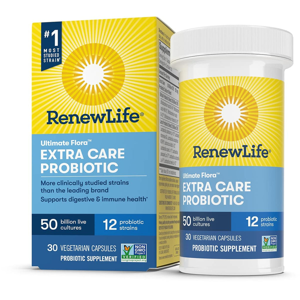 RENEW LIFE Ultimate Flora Extra Care Probiotic 50 Billion, 30 CT
