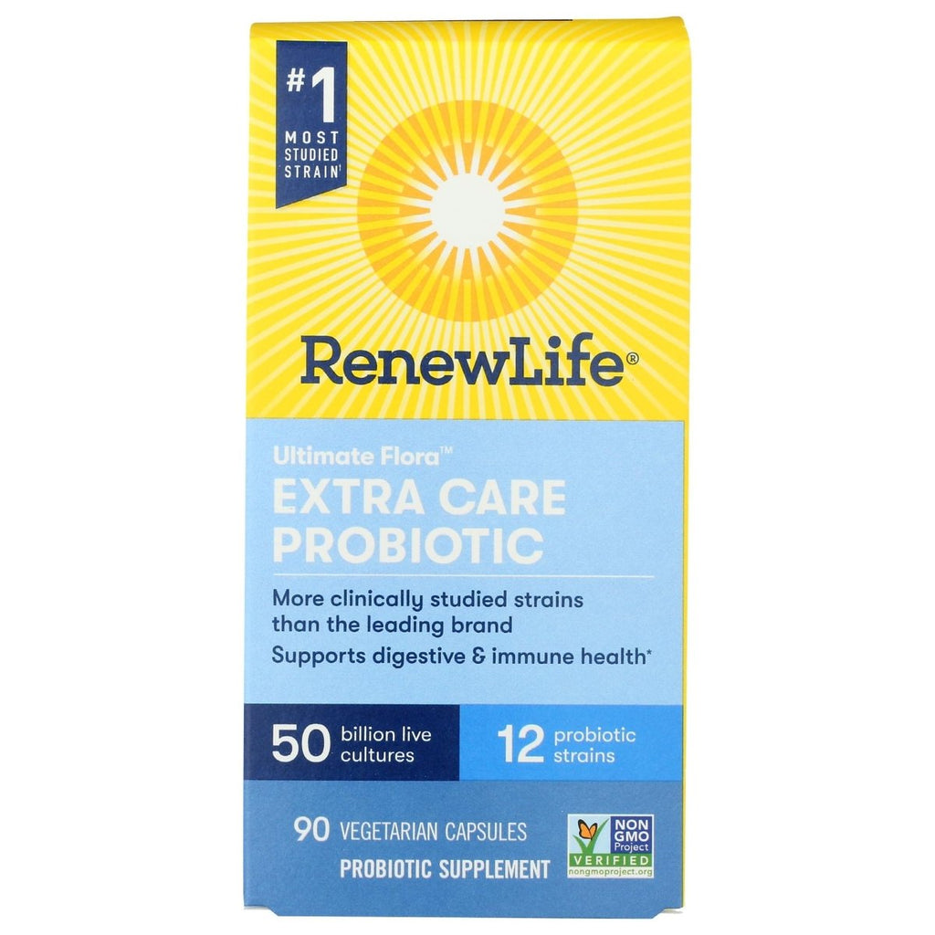RENEW LIFE Ultimate Flora Extra Care Probiotic 50 Billion, 90 CT