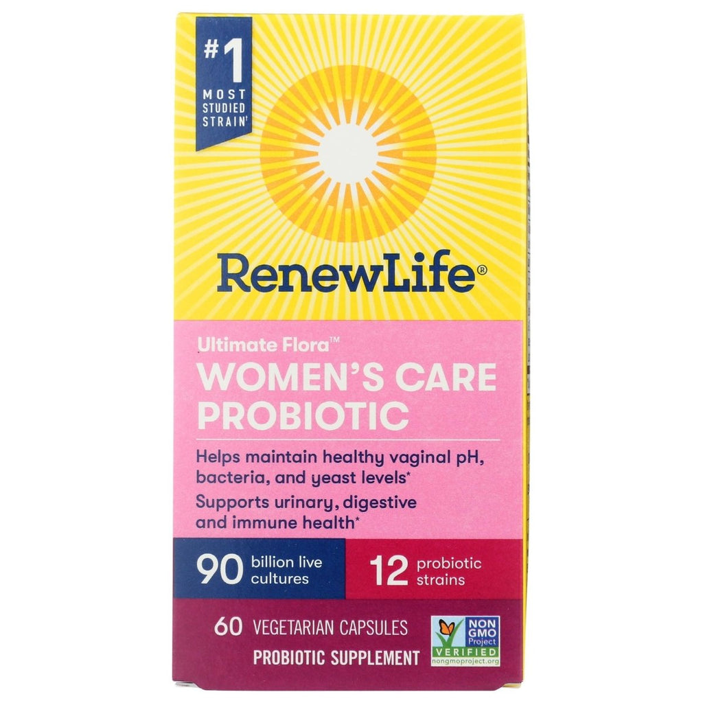 RENEW LIFE Ultimate Flora Women's Care Probiotic 90 Billion, 60 CT