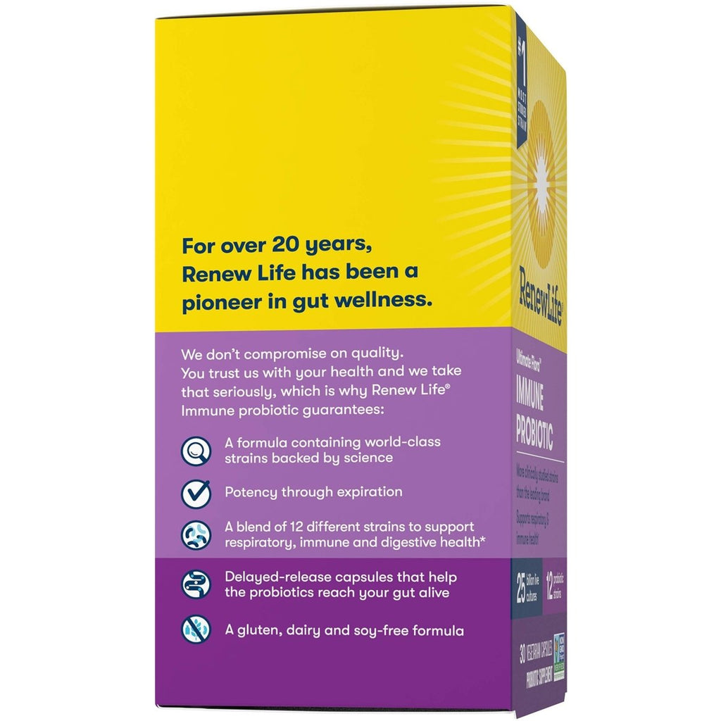 Renew LifeUF Immune Probiotic 25B, 30 ct