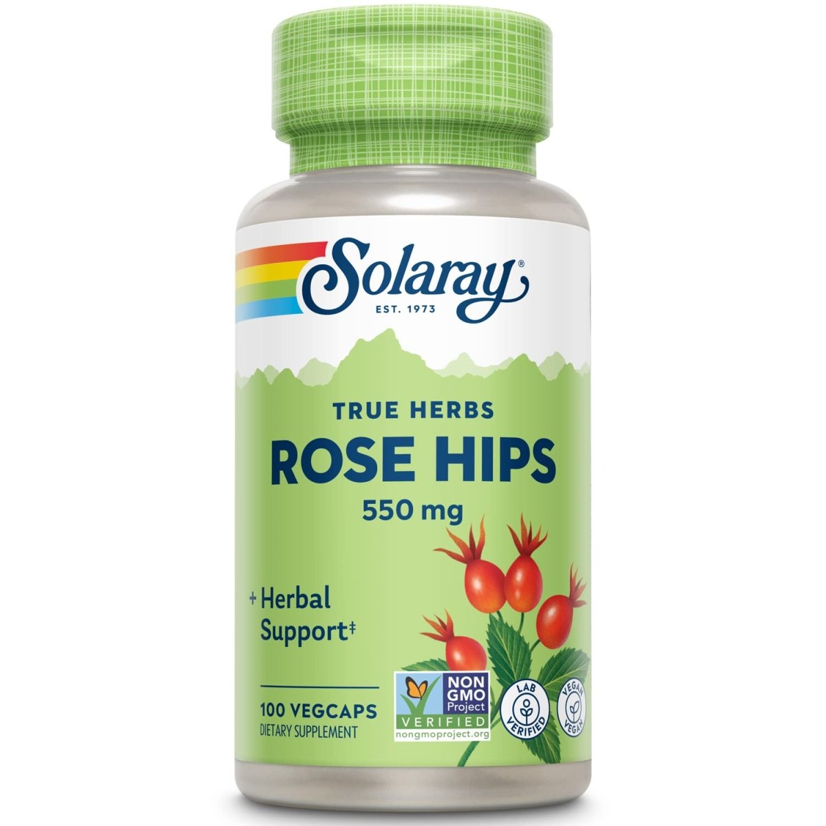 Rose Hips 550mg Solaray 100 VCaps 01510