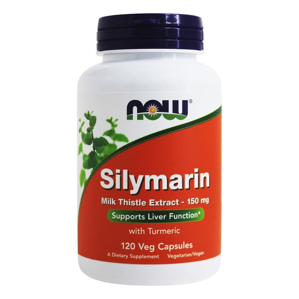 Now Foods Silymarin Milk Thistle Extract 150 mg 120 Vcaps - 4737 - 2 Pack