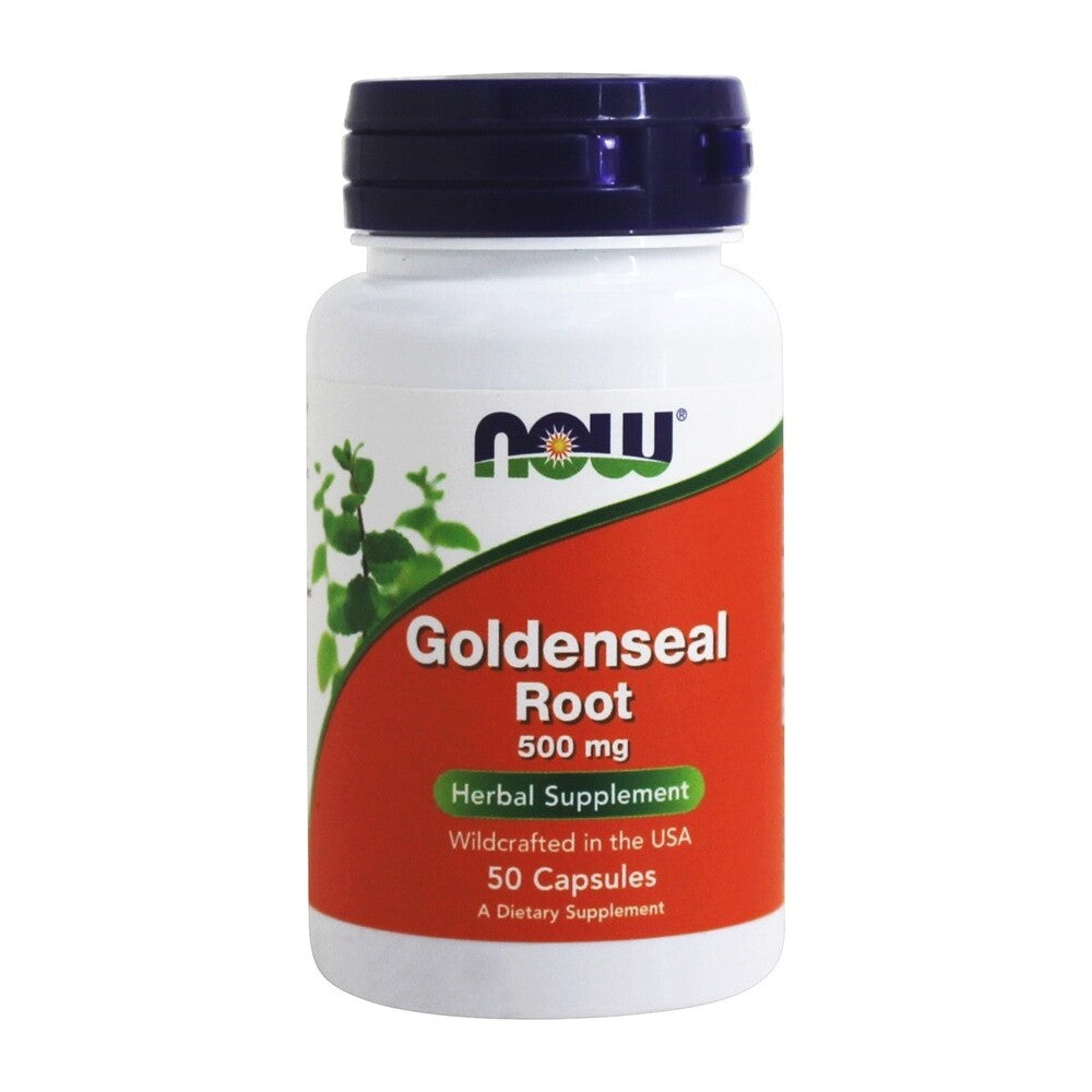 Now Foods Goldenseal Root 500 mg 50 Vcaps - 4690 - 4 Pack