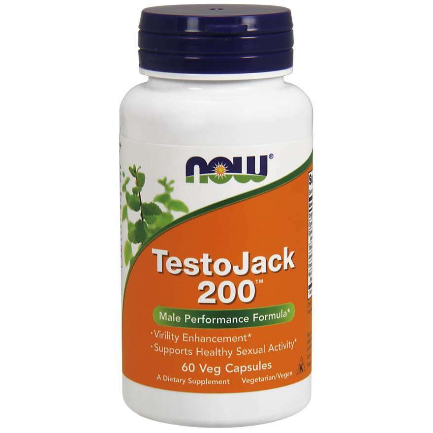 Now Foods TestoJack 200 Extra Strength 60 Vcaps - 2198 - 2 Pack