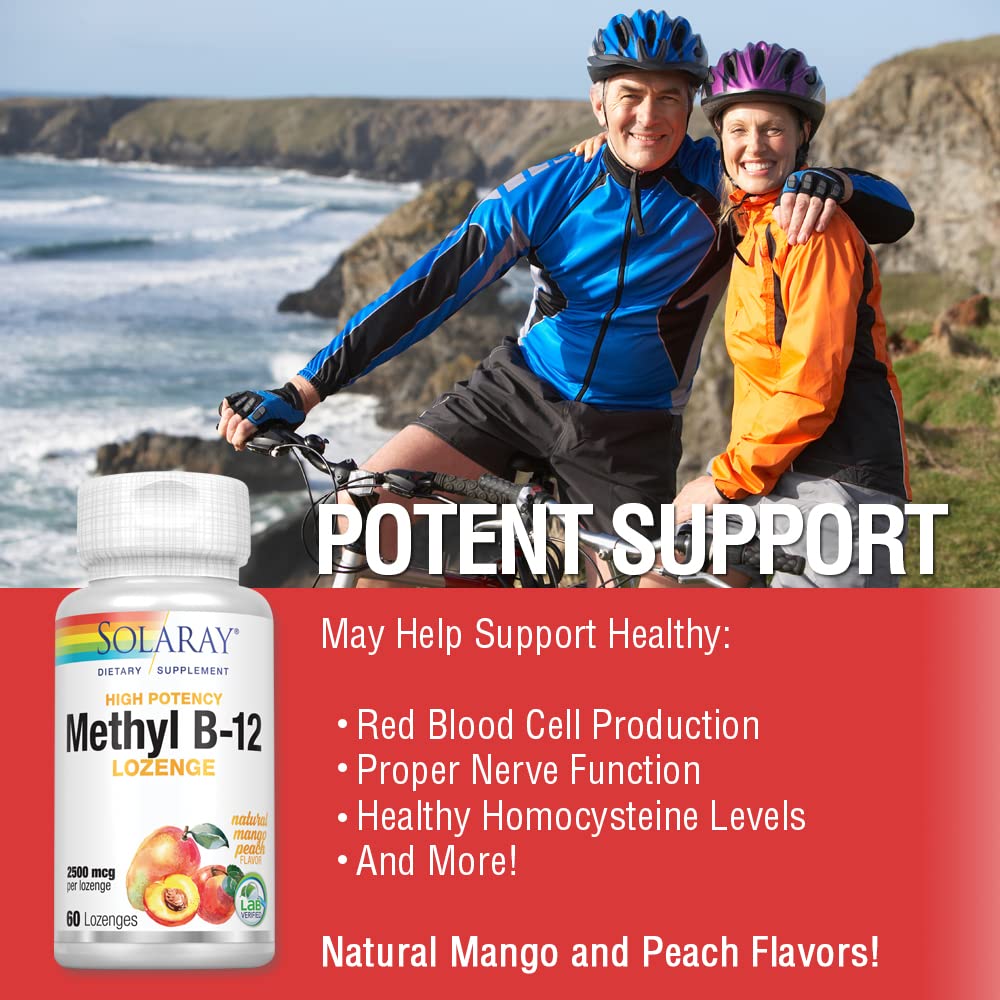 Solaray, B-12 Methyl Lozenge, 60 Count  32183