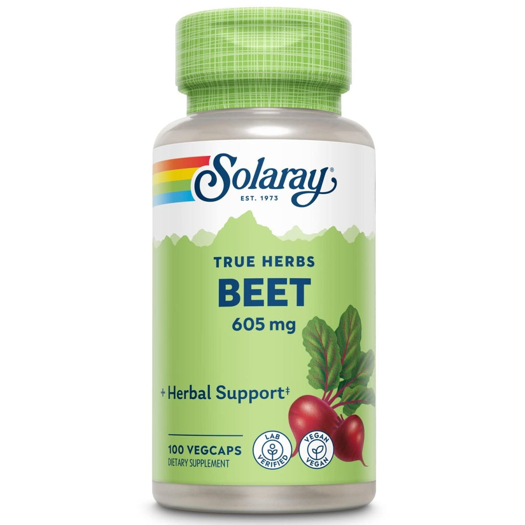 SOLARAY Beet Root 605mg - 100 VegCaps