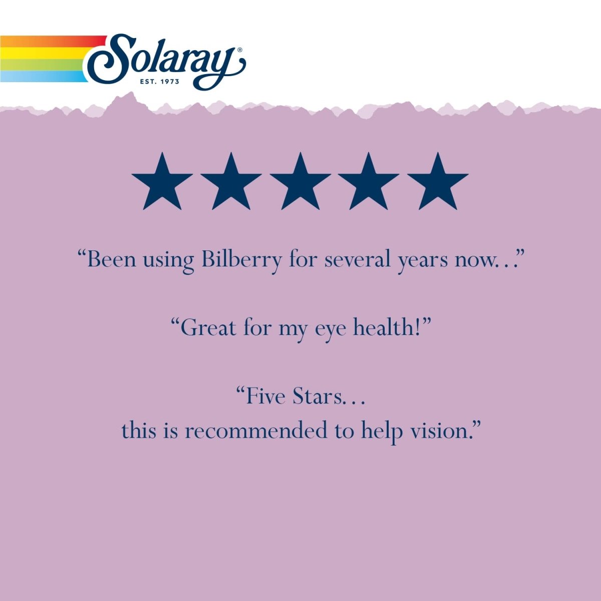 SOLARAY Bilberry Extract 160 mg VegCaps | Eye Health & Circulation Support | 36% Anthocyanosides with Blueberry | Vegan | 30 Count