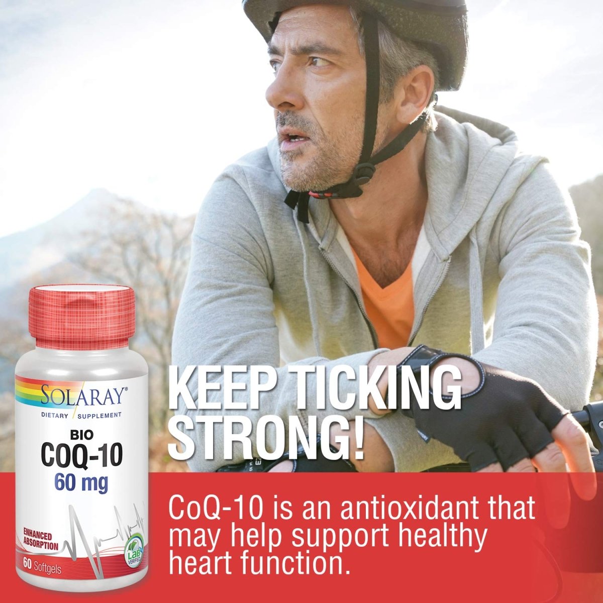 Solaray Bio CoQ-10 60 mg - 60 Softgels