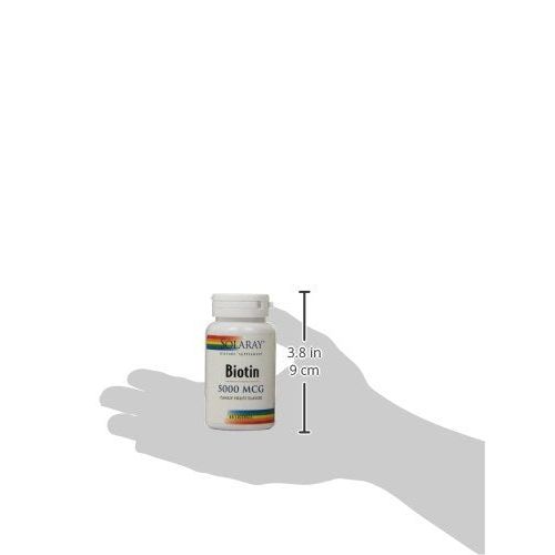 Solaray Biotin 5000 mcg 60 lozenges