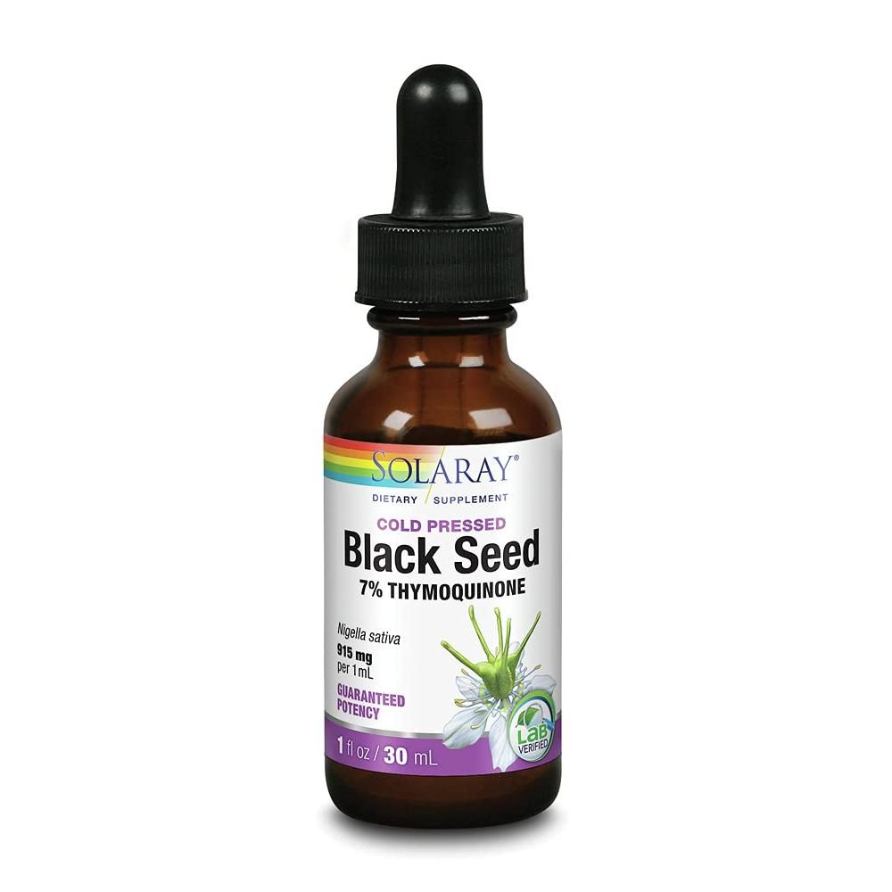 SOLARAY Black Seed 7% Thymoquinone, 1 FZ