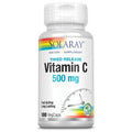 SOLARAY C w/Rose Hips & Acerola Two-Stage, Timed-Release, Veg Cap (Btl-Plastic) 500mg | 100ct