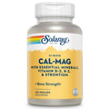 Solaray Cal-Mag with Essential Minerals | Comprehensive Bone Support Formula | Calcium, Magnesium, Strontium, Vitamins D-3 & K-2 | 120 VegCaps, 30 Servings