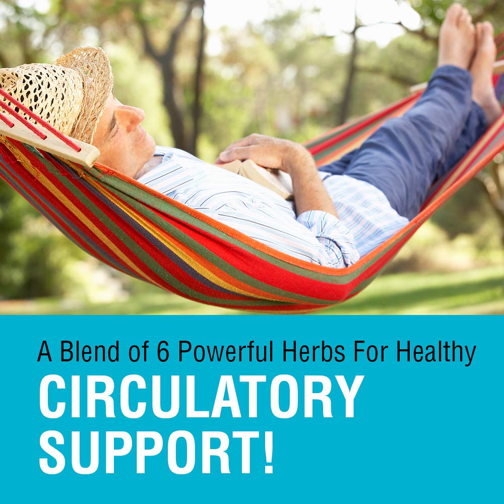 SOLARAY Circulation Blend SP-11B - Herbs & Cell Salt for Healthy Circulatory System Support - 50 Servings, 100 VegCaps