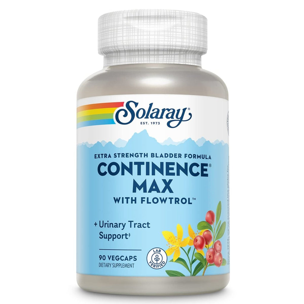 SOLARAY Continence Max w/Flowtrol, Veg Cap (Carton) | 90ct