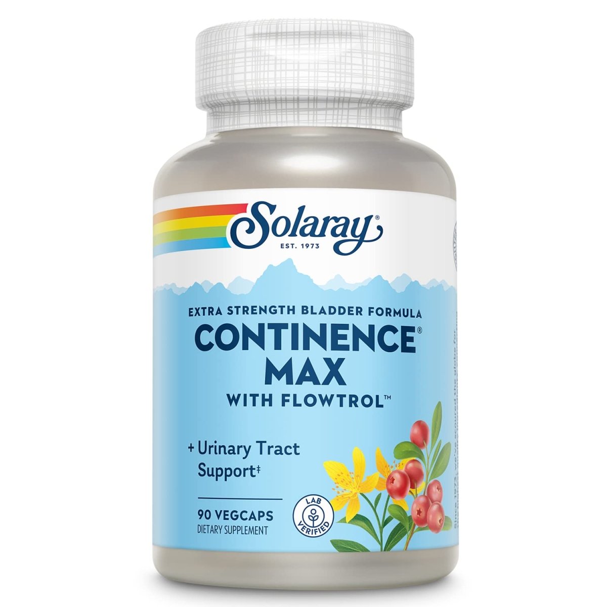 SOLARAY Continence Max w/Flowtrol, Veg Cap (Carton) | 90ct