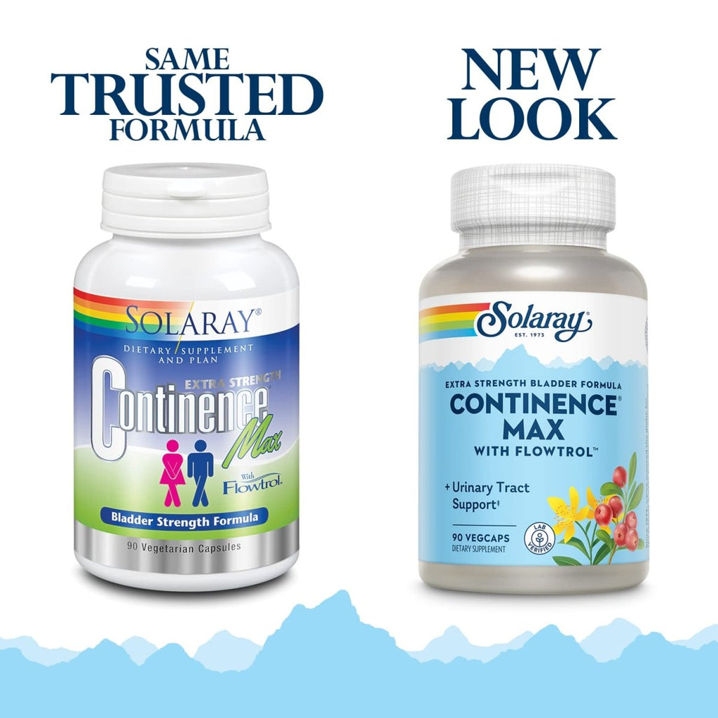 SOLARAY Continence Max w/Flowtrol, Veg Cap (Carton) | 90ct