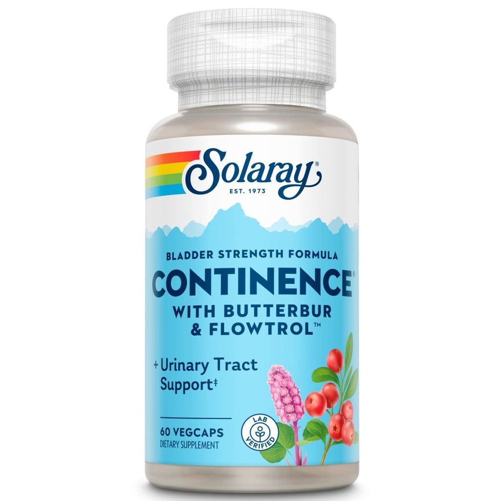 SOLARAY Continence w/Flowtrol, Veg Cap (Carton) | 60ct