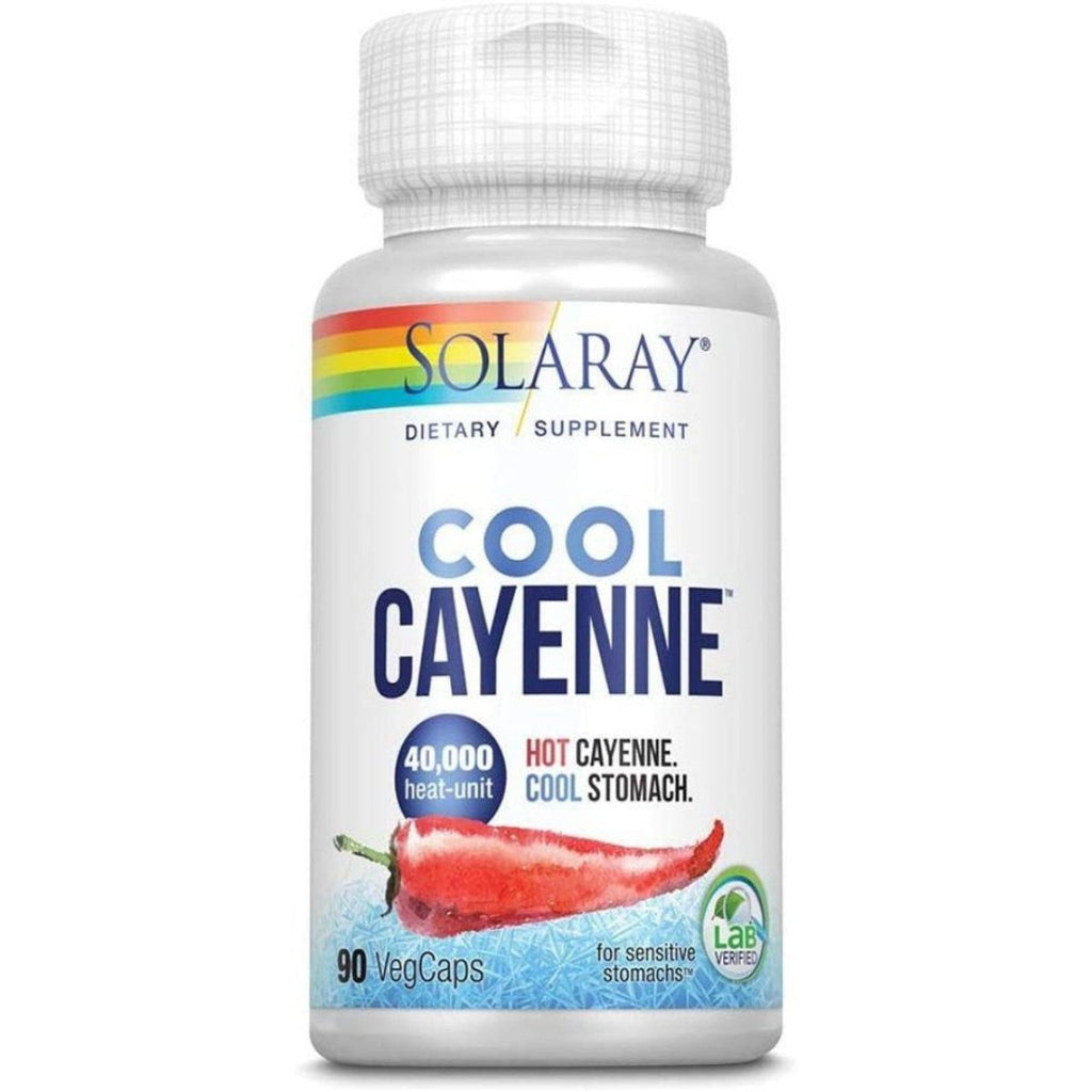 Solaray Cool Cayenne 40,000 HU 90 Capsules