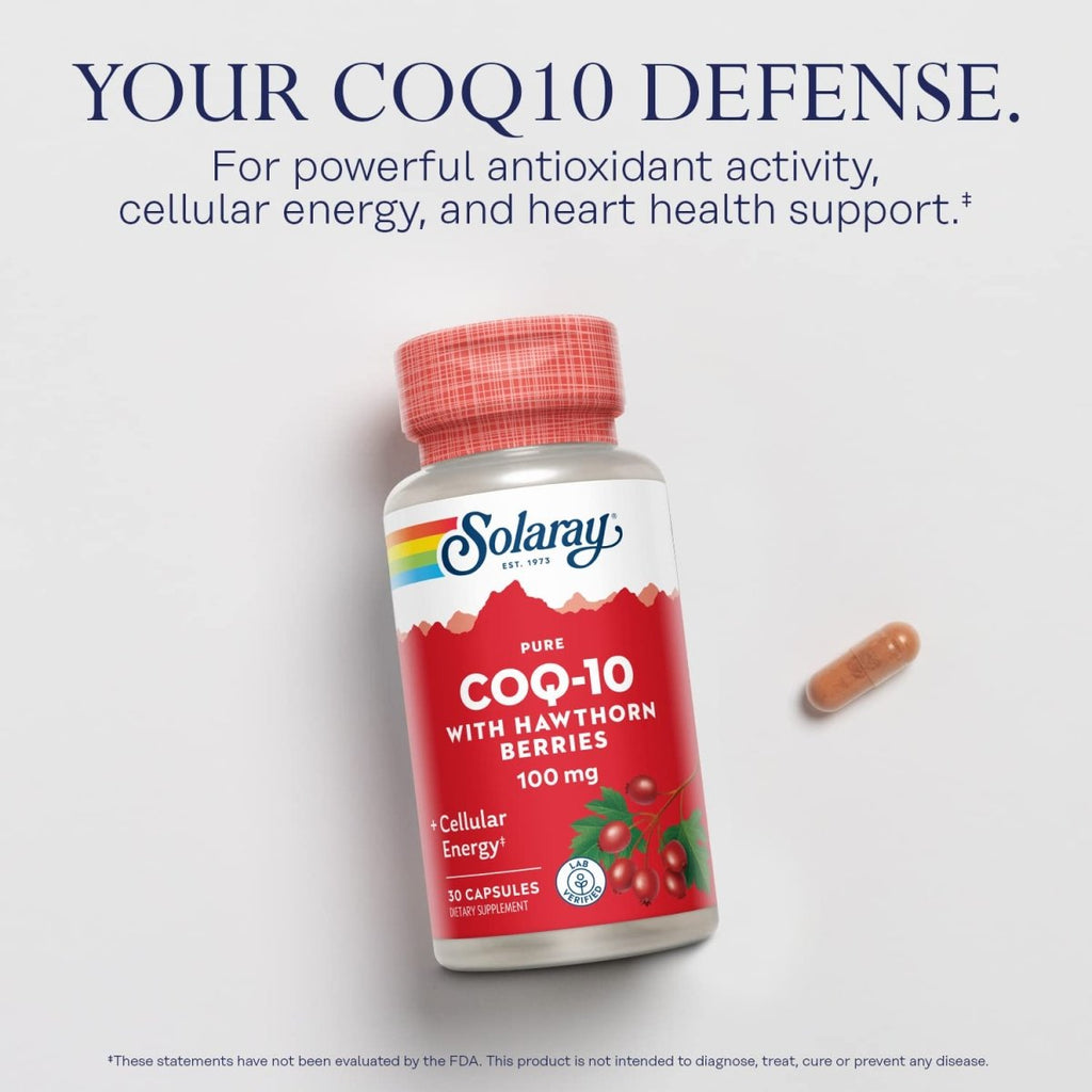 Solaray CoQ10 100mg 30 Capsules  - 08912