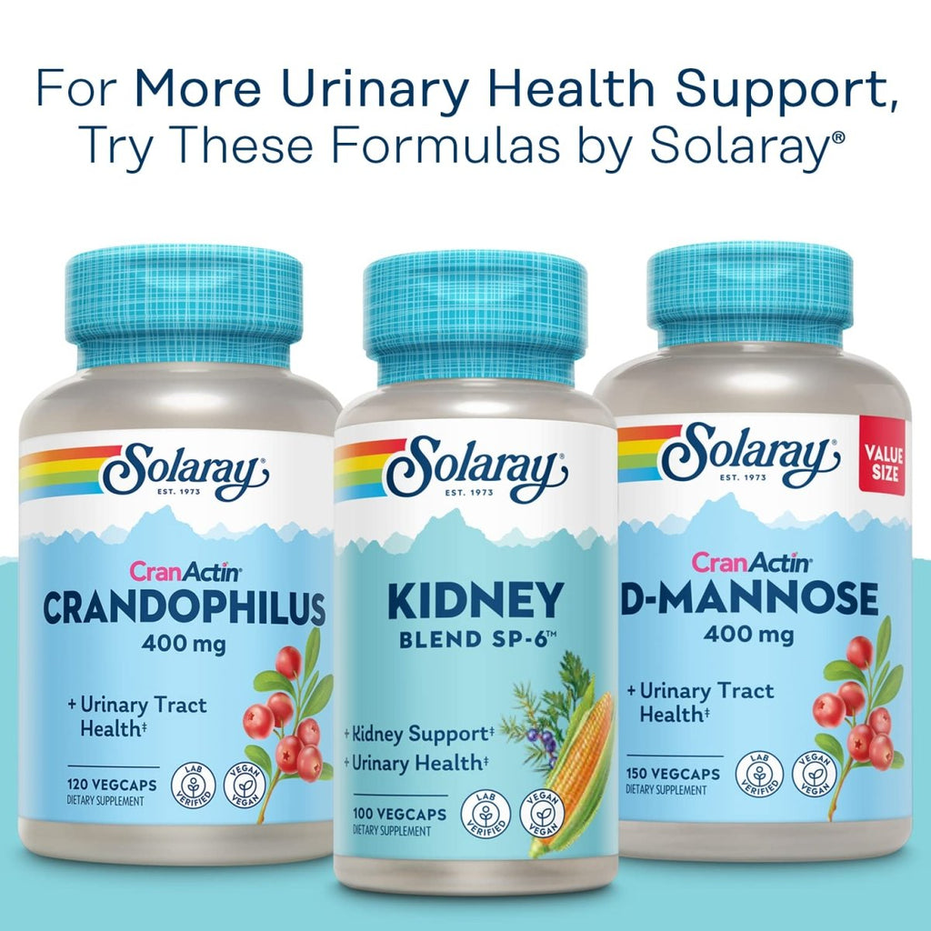 Solaray Cranactin Cranberry AF Extract Capsules, 400 mg, 180 Count