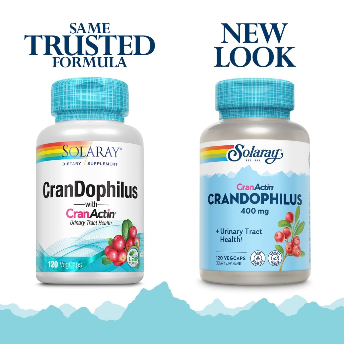 SOLARAY CranDophilus, Veg Cap (Btl-Plastic) 120ct  00844