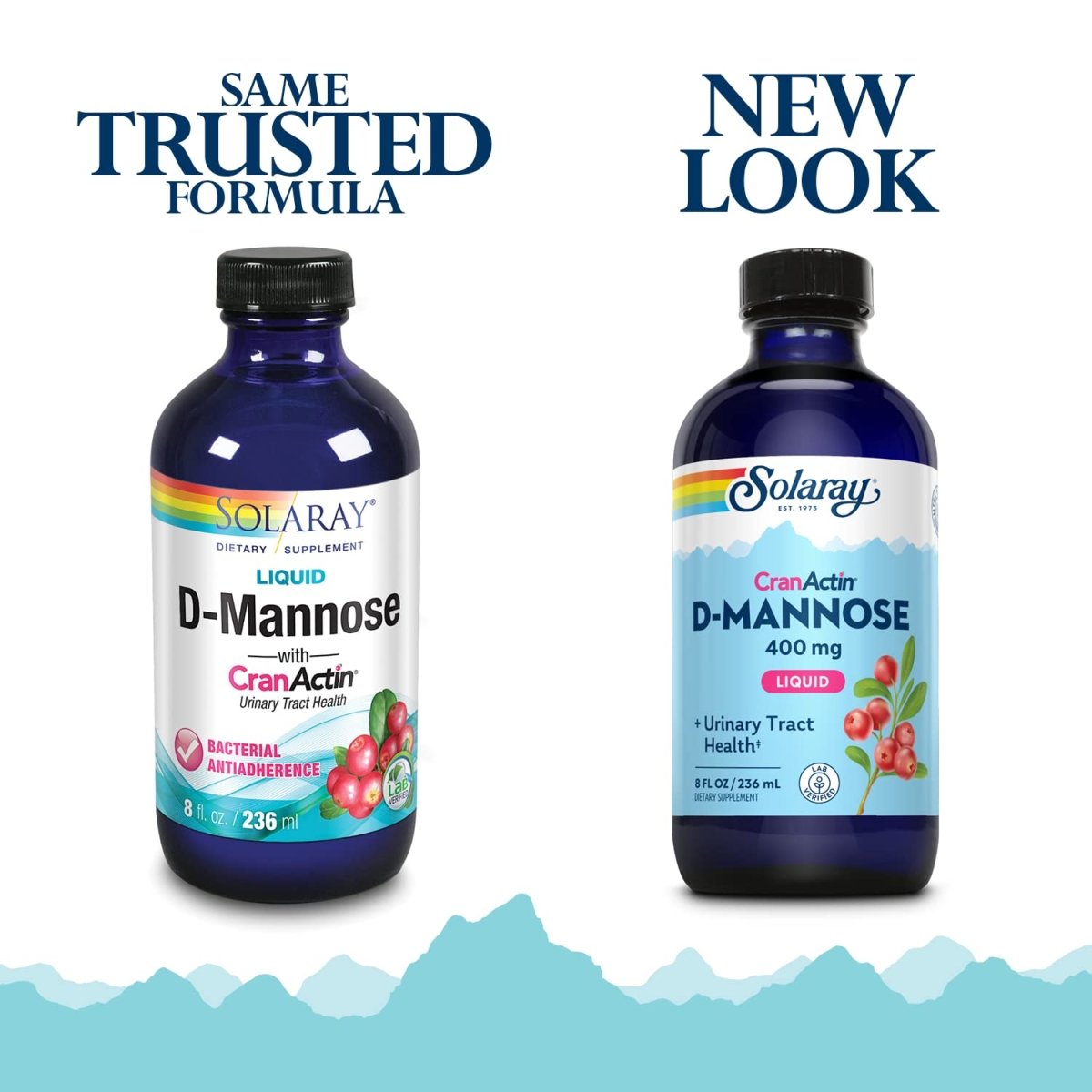 Solaray D-Mannose w/CranActin Extract, Liquid (Btl-Plastic) | 8oz