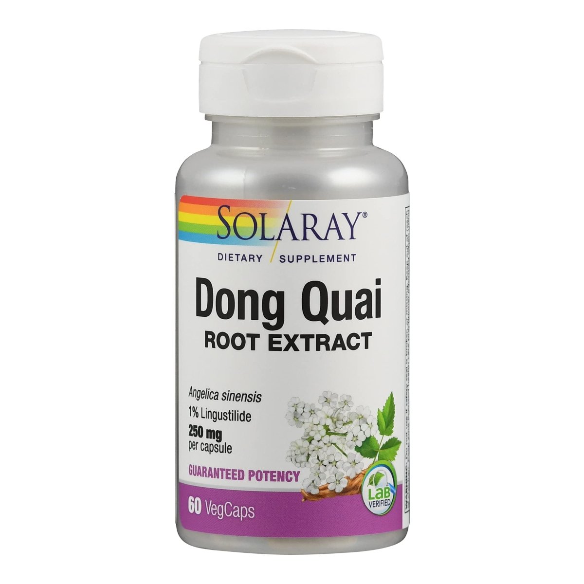 Solaray Dong Quai Root Extract - 60 Count