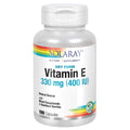 SOLARAY Dry Vitamin E with Hawthorn Berries 330mg (400IU) | Heart & Skin Health, Antioxidant Support, 100ct