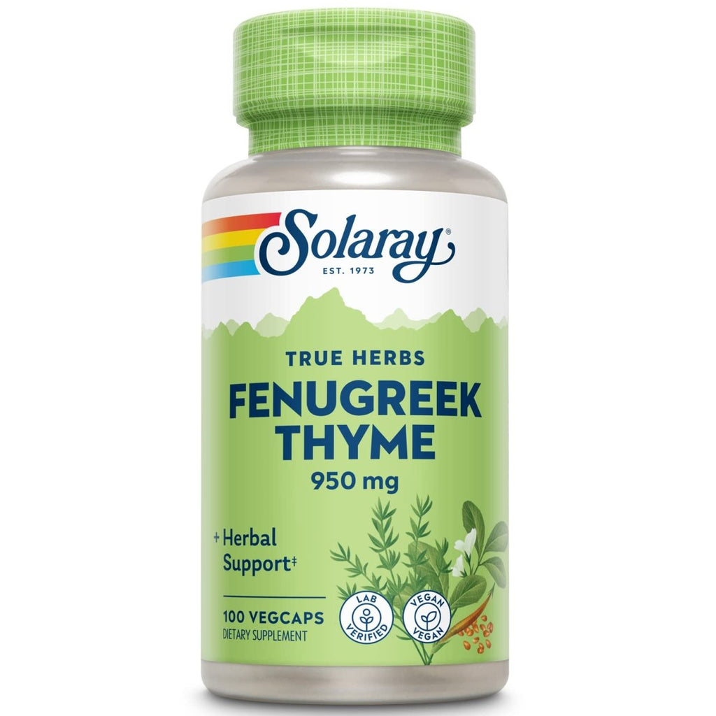 SOLARAY Fenugreek & Thyme 950 mg - 100 VegCaps