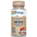 SOLARAY Fermented Reishi Mushroom 500mg | Healthy Immune, Heart & Brain Function Support | Energy & Mood Supplement | 60 VegCaps