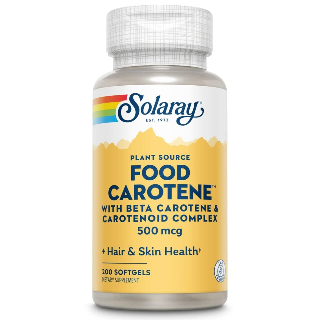 SOLARAY Food Carotene, Vitamin A 10000 IU |(200 CT)  04111