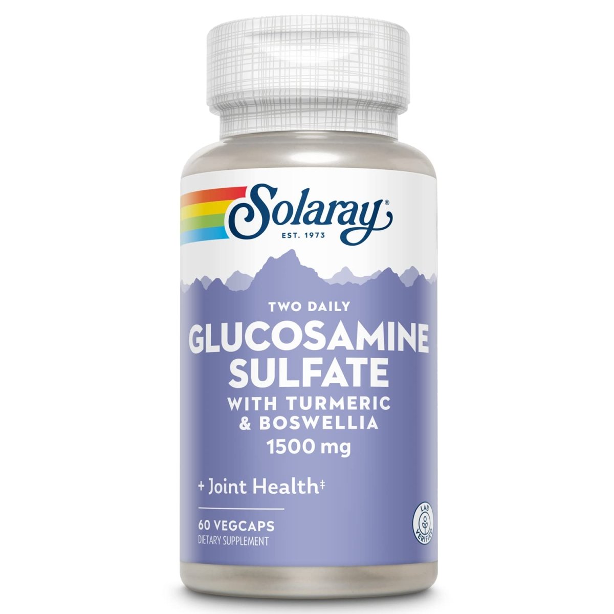 SOLARAY Glucosamine Sulfate 1500mg - 60 VegCaps