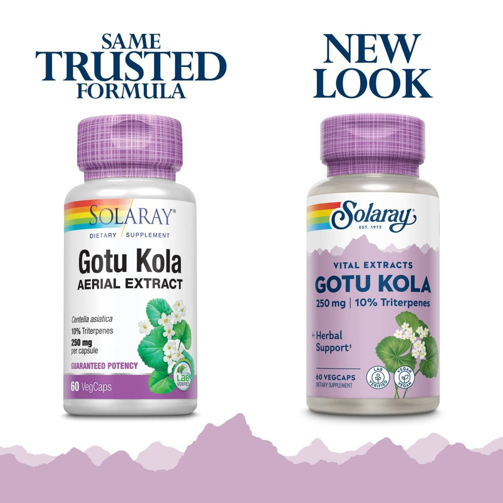 Solaray Gotu Kola Aerial Extract 250mg - 60 VegCaps