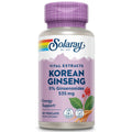 SOLARAY Guaranteed Potency Ginseng Root Extract Korean, Veg Cap (Btl-Plastic) 500mg | 60ct