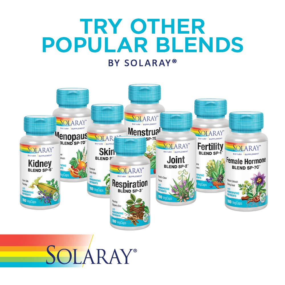 Solaray Hair Blend SP-38 - Herbal Blend for Healthy Hair - 100 VegCaps