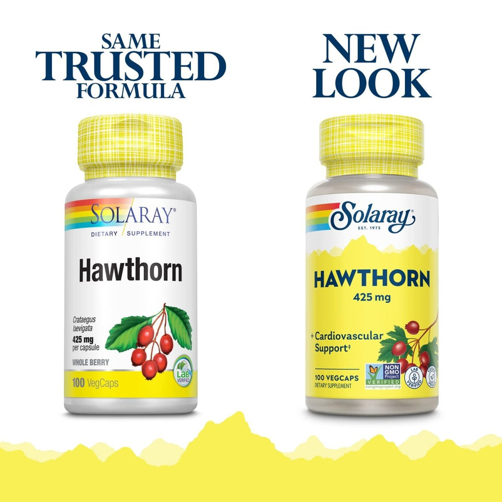 SOLARAY Hawthorn Berry 425mg | 100 VegCaps