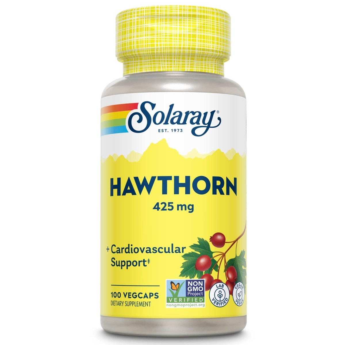 SOLARAY Hawthorn Berry 425mg | 100 VegCaps