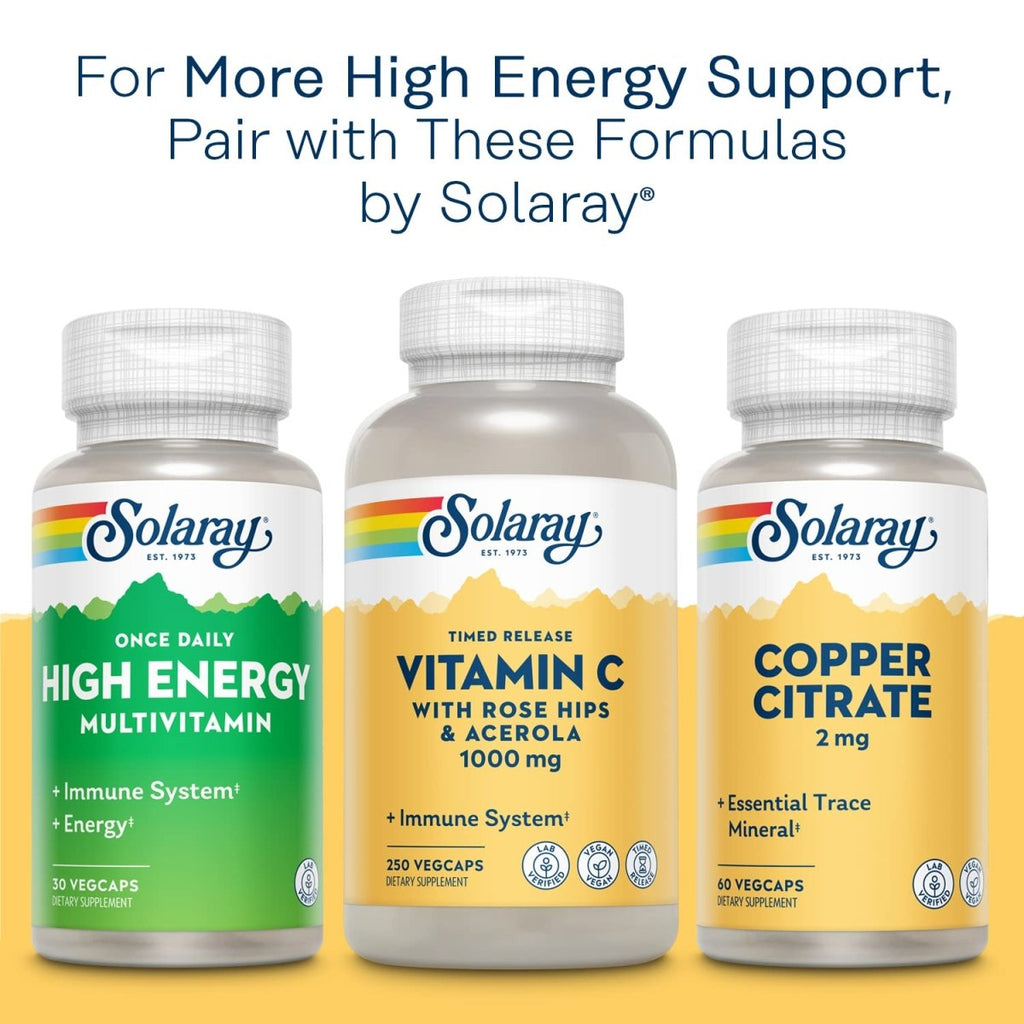 Solaray, High Potency B-Complex Chewable, Natural Strawberry Flavor, 50 Chewables